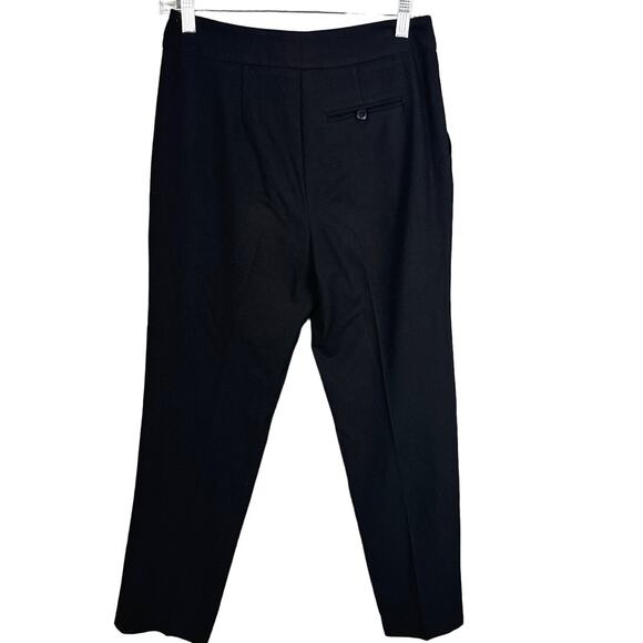 Trina Turk Black Slacks Office Professional Versatile Size 6 Designer Slacks - Picture 2 of 8